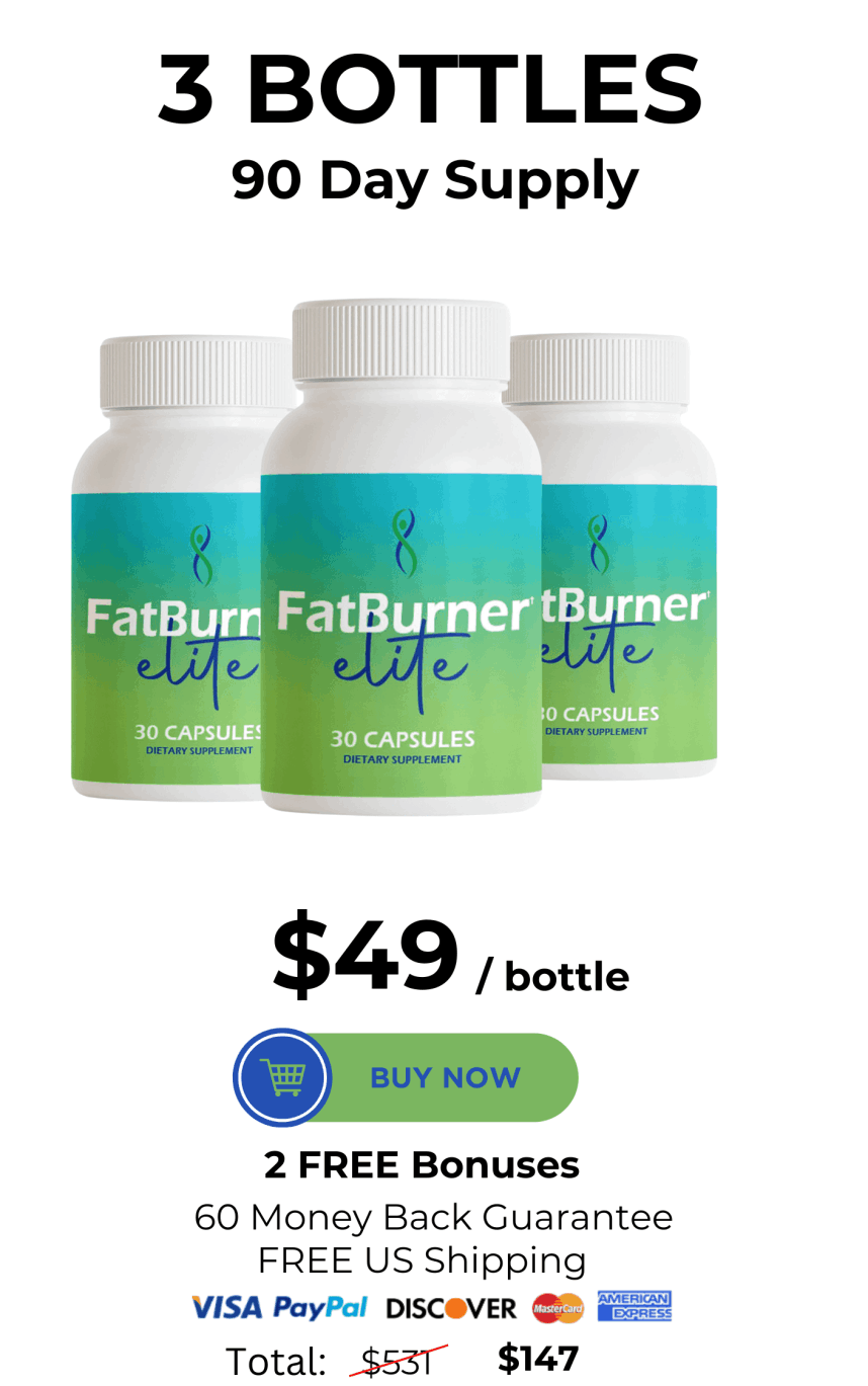 fatburner elite three bottles price 